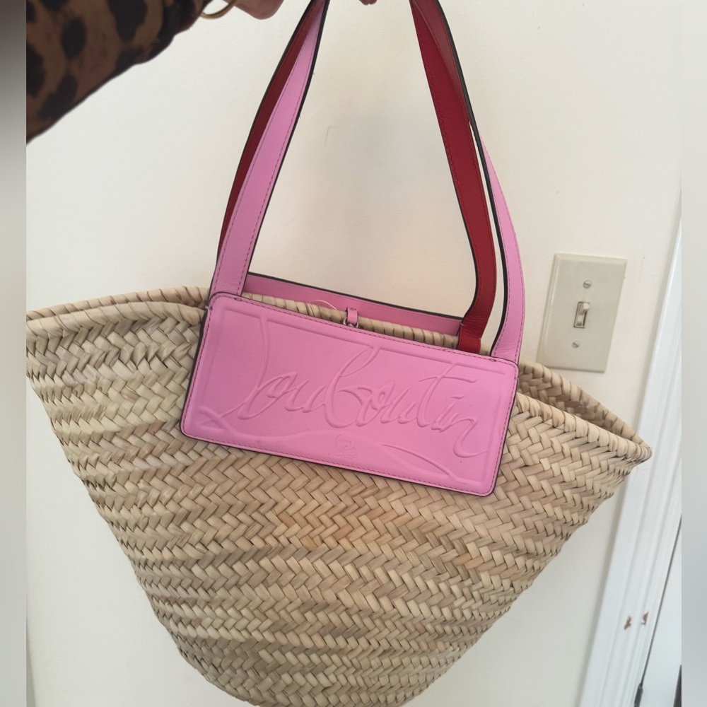 Brand new Louboutin straw bag